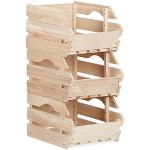Braune Relaxdays Boxen & Aufbewahrungsboxen aus Holz 