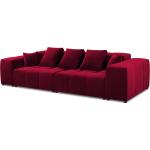 Rote Gesteppte Modulare Sofas & Sofa Module aus Samt 3 Personen 