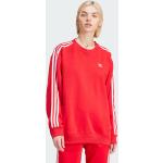 Rote Oversize adidas Damensweatshirts Größe S 