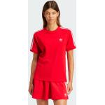 Rote adidas T-Shirts für Damen Größe XS 