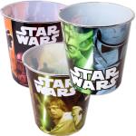 Silberne Star Wars Darth Vader Papierkörbe 5l aus Kunststoff 3-teilig 