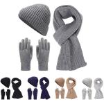 Khakifarbene Unifarbene Gefütterte Handschuhe für Damen für den für den Winter 