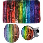 3-teiliges Badezimmer Set Rainbow
