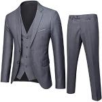 Marineblaue Unifarbene Elegante Lederblazer mit Reißverschluss aus Pelz für Herren Größe L 3-teilig für Partys für den für den Herbst 