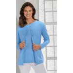 Blaue Melierte bader Businesskleidung mit Strass aus Acryl für Damen Größe S 3-teilig 