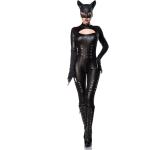 Schwarze Catwoman Katzenkostüme für Damen 