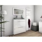 Reduzierte Weiße Moderne Garderoben Sets & Kompaktgarderoben aus Holz 3-teilig 