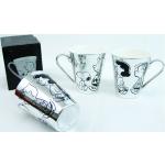 Silberne United Labels Die Peanuts Snoopy Kaffeetassen aus Silber 