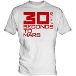 30 Seconds to Mars 1 Men's White T Shirt T-Shirts & Hemden(Large)