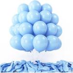 Reduzierte Pastellblaue Luftballons 30-teilig 