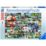 3000 Teile Ravensburger Puzzle 99 VW Bulli Moments 16018