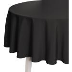 Schwarze Moderne Pichler Runde Runde Tischdecken 170 cm aus Textil 