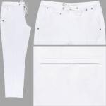 Weiße MAC Jeans Chino-Jeans aus Denim für Damen 