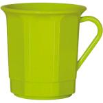 Grüne Teetassen 300 ml aus Kunststoff bruchsicher 30-teilig 