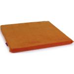 Orange Unifarbene Moderne Farbenfreunde Sitzkissen & Bodenkissen aus Baumwolle 
