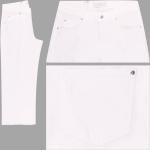 Weiße Capri-Jeans aus Denim für Damen 