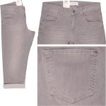 Hellgraue Capri-Jeans aus Denim für Damen 