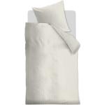 Weiße Gestreifte Beddinghouse Shine Bettwäsche Sets & Bettwäsche Garnituren mit Reißverschluss aus Baumwolle 155x220 