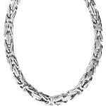 Silberne Königsketten aus Edelstahl mit Diamant 