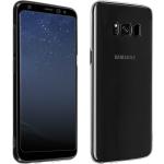 Schwarze Samsung Galaxy S8 Cases aus Silikon mit Schutzfolie 