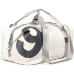 360° Taschen Kutter XL Reisetasche weiß / Zahl grau