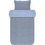 Reduzierte Blaue Karo Marc O'Polo Nachhaltige Bettwäsche Sets & Bettwäsche Garnituren aus Baumwolle 155x220 