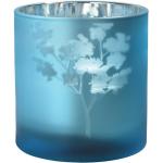 Silberne Moderne 15 cm Sompex Teelichthalter aus Glas 