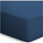 Reduzierte Marineblaue IRISETTE Classic Nachhaltige Spannbettlaken & Spannbetttücher aus Baumwolle 200x190 