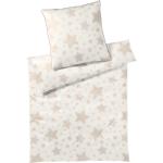 Reduzierte Sterne Elegante Bettwäsche Sets & Bettwäsche Garnituren mit Reißverschluss aus Baumwolle 155x220 