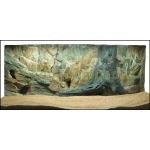3D Aquarien Rückwand 120x60 Fels mit Wurzel