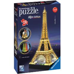 3D Puzzle Eiffelturm bei Nacht, 216 Teile