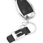 Elegante Mercedes Benz Merchandise Schlüsselanhänger & Taschenanhänger mit Automotiv poliert aus Leder für Herren 
