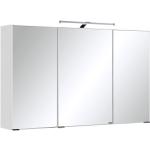 Spiegelschrank Held Möbel 100 x 20 x 66 cm weiß 3-türig