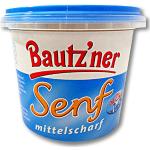 3er Pack Bautzner Senf mittelscharf im Becher (3 x 200 ml) Senfbecher, Bautzner Spezialitäten