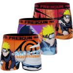Orange Naruto Boxershorts für Kinder aus Baumwolle für Jungen 3-teilig 
