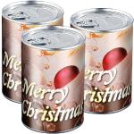 Infactory Geschenkdosen aus Metall 3-teilig Weihnachten 