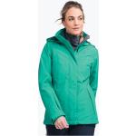 Reduzierte Grüne Wasserdichte Schöffel Partinello 3-in-1 Jacken aus Fleece für Damen Größe L 