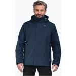 Reduzierte Blaue Wasserdichte Atmungsaktive Schöffel Partinello 3-in-1 Jacken mit Reißverschluss aus Fleece für Herren Größe M 