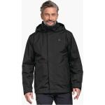 Reduzierte Schwarze Wasserdichte Atmungsaktive Schöffel Partinello 3-in-1 Jacken mit Reißverschluss aus Fleece für Herren Größe XL 