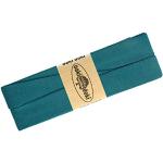 3m Oaki Doki Tricot de Luxe Jersey-Schrägband Einfassband elastisch 65 Farben, Farbe:petrol