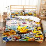Pokemon Pikachu Kinderbettwäsche aus Polyester 220x200 3-teilig 