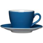 Eschenbach 3x Kaffeetasse 0,21 l mit Untertasse 14,5cm, Farbe: polar blue / polarblau - blau 432-450