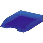 (4.50 EUR / Stück) Durable Briefablage Basic 1701673540 A4 / C4 blau-transparent Kunststoff stapelbar