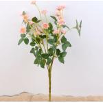 Reduzierte Rosa Kunstblumen aus Seide 