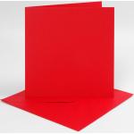 Rote Persen Briefumschläge quadratisch 