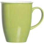Grüne Kaffeetassen-Sets 320 ml aus Porzellan spülmaschinenfest 4-teilig 