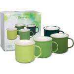 Grüne Könitz Kaffeetassen-Sets aus Porzellan 4-teilig 
