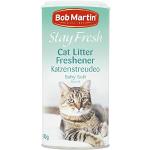 4 x Bob Martin Stay Fresh Katzenstreu-Lufterfrischer, Babypuderduft, 400 g