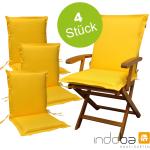 Reduzierte Gelbe indoba Stuhlauflagen 