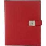 Rote Goldbuch Dokumentenmappen aus Kunstleder 